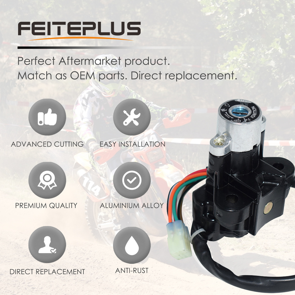 For SUZUKI GSXR750 600 2004-2005 Ignition Switch Fuel Gas Cap Seat Lock Key Set