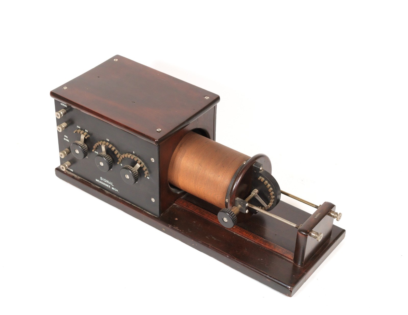1919 Signal Navy Type Loose Coupler Radio Tuner From Legendary Muchow Museum