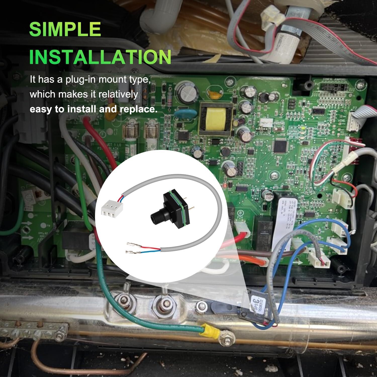 73995 Heater Pressure Switch for Watkins, Solana, Caldera, Hotspot 2006-current