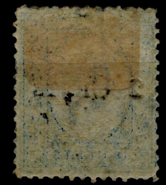 Labaun Stamps 1885 2c (Type T7) on 16c blue, wmk reversed SG24x Mint CV £1200