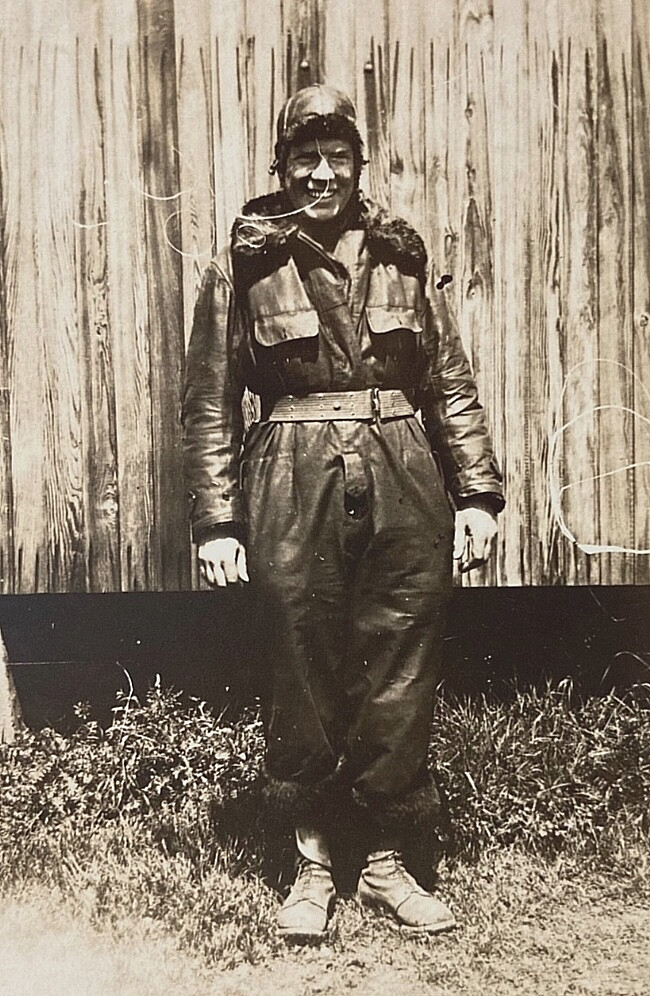 RARE! WW1 US AIR SERVICE 27th AERO SQN. PILOT LT. HARRY D SMITH (CASUALTY)PHOTO.
