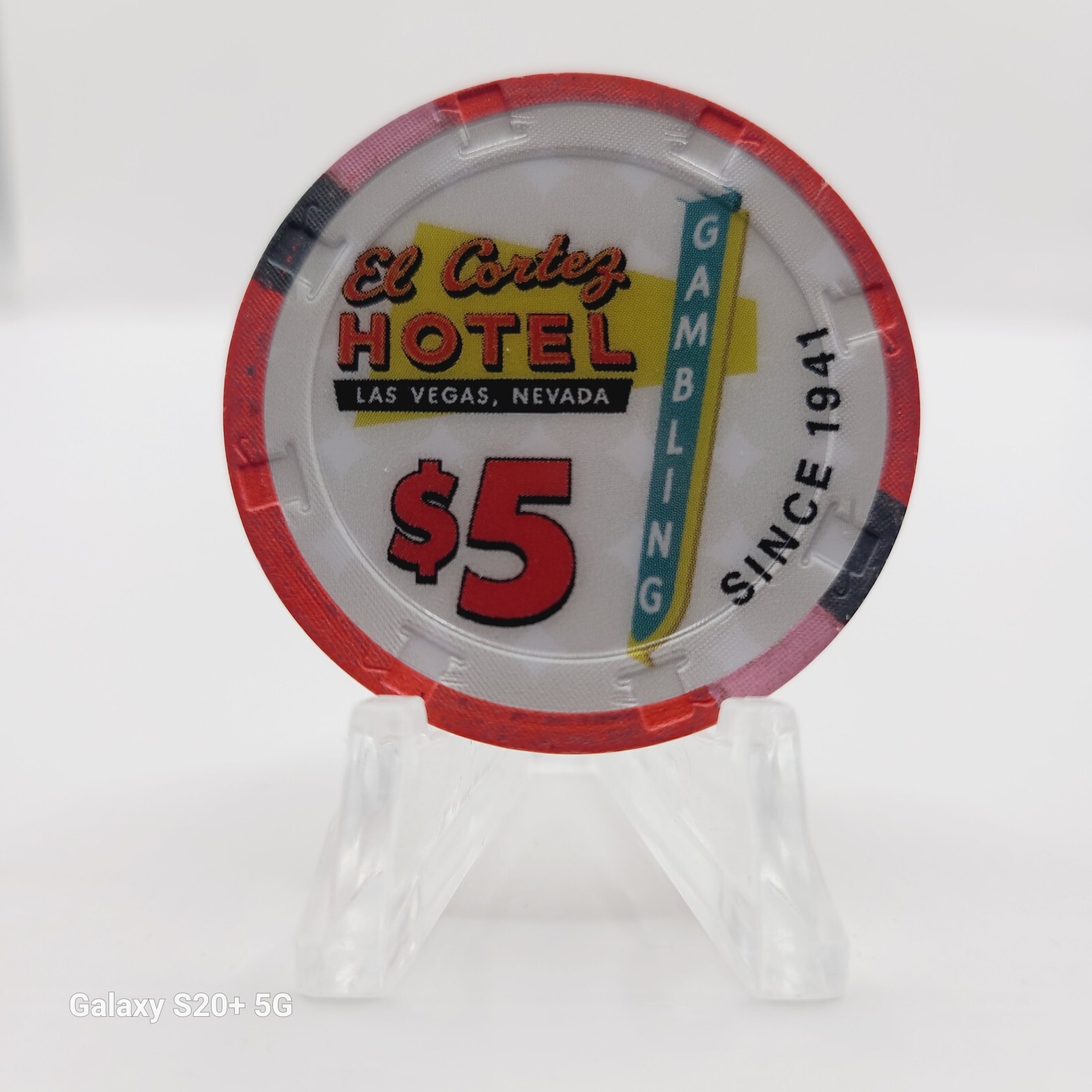 El Cortez Hotel Casino Las Vegas Nevada 2023 $5 Chip