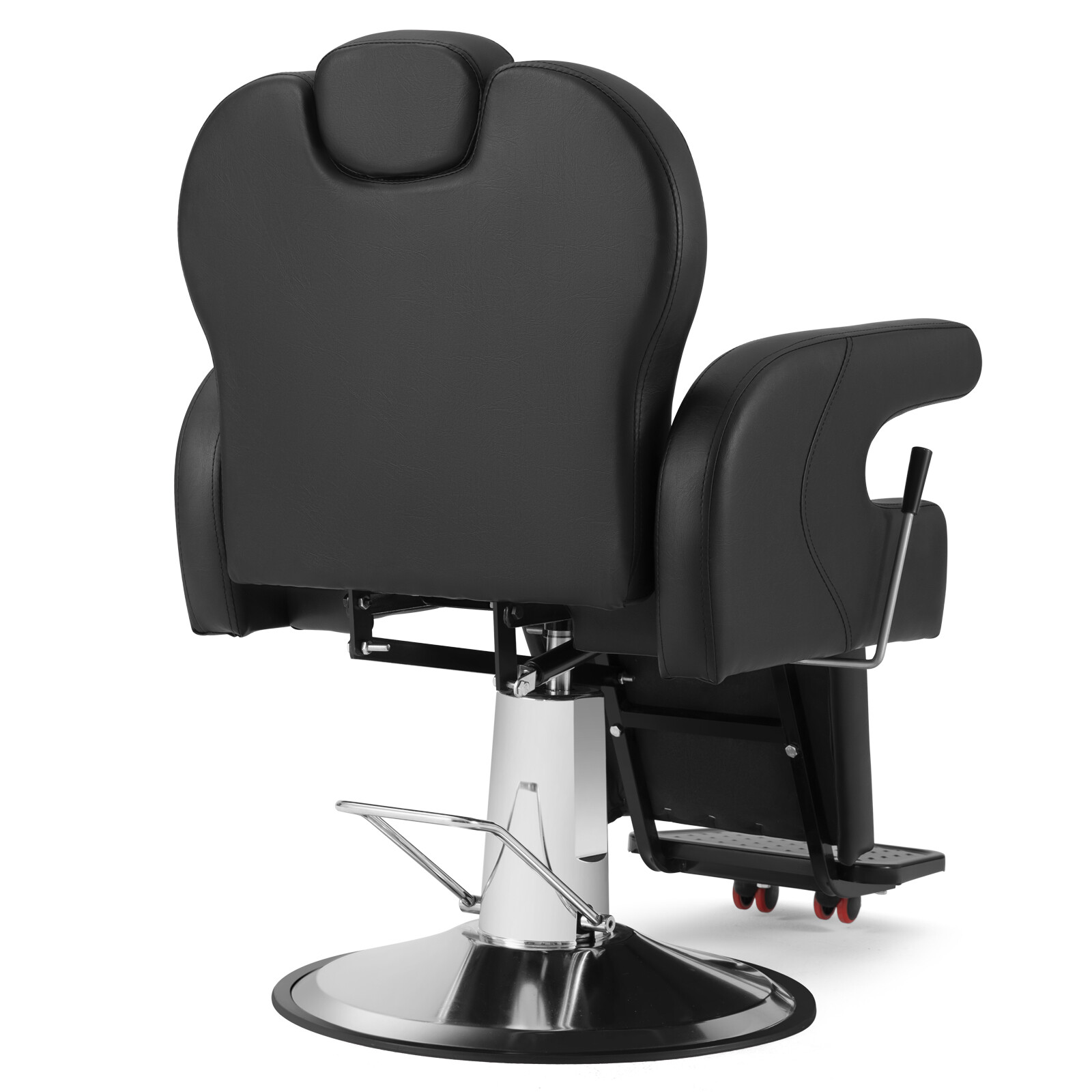 Black All Purpose Heavy Duty Recline Barber Chair Hydraulic Salon Beauty Stylist
