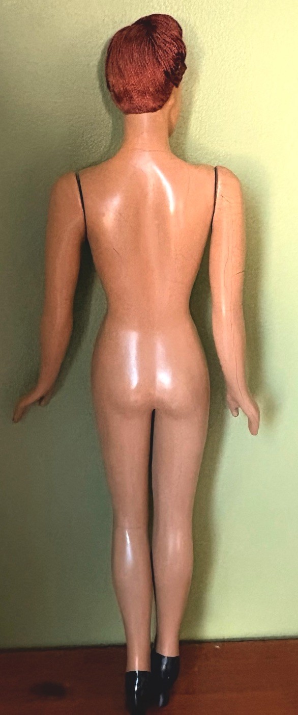 Vintage Margit Nilsen Department Store Tabletop Mannequin Composition-Stand 27”