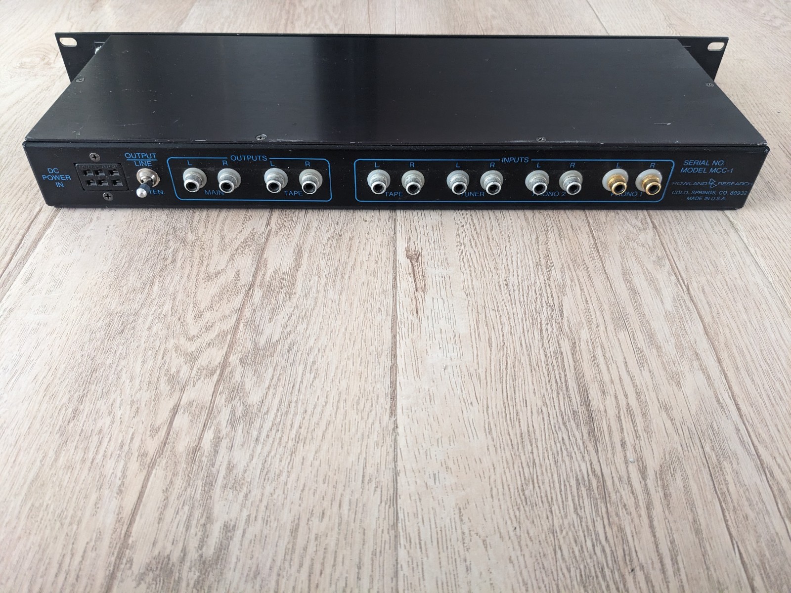 Jeff Rowland Research MCC-1 Preamplifier Control Center - Extra Rare