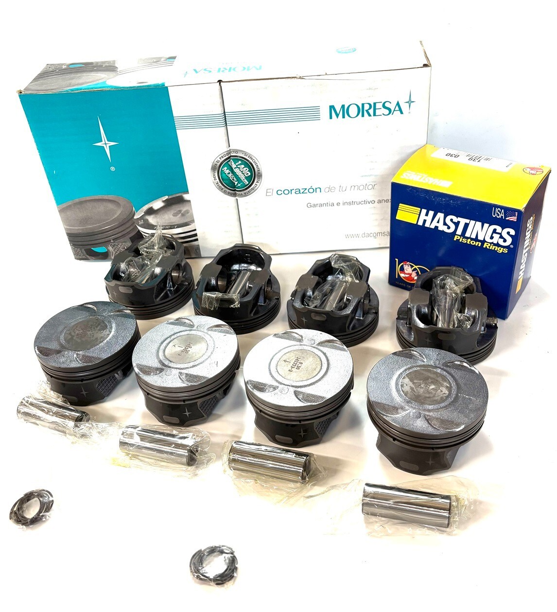 Set (8) Pistons for 2011-2017 Ford V8 F-150 & Mustang 5.0L (302) DOHC 32 Valve