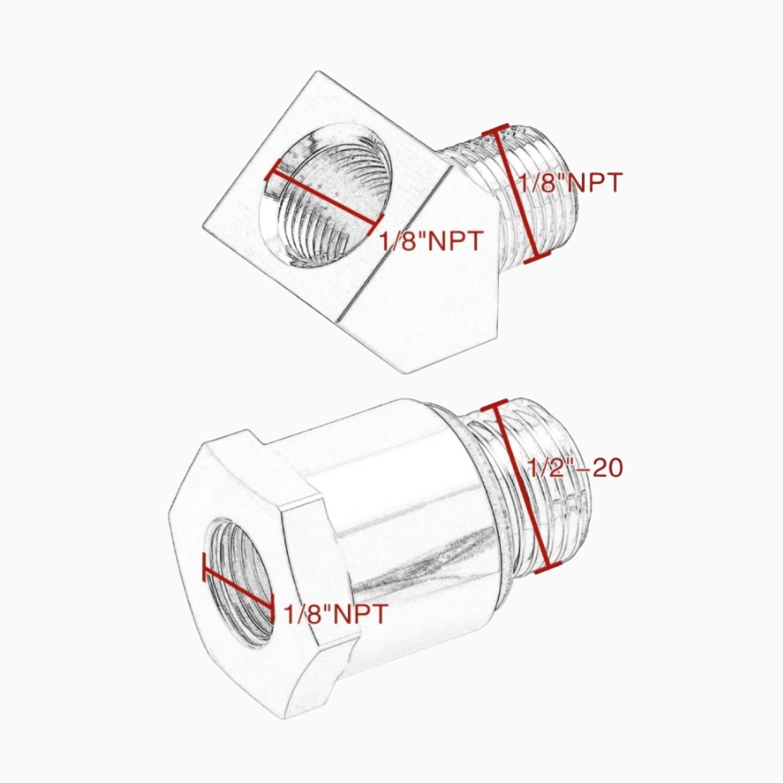 HARLEY BIG TWIN ENGINE 0-60 PSI OIL PRESSURE LIQUID FILLED GAUGE ADAPTER KIT