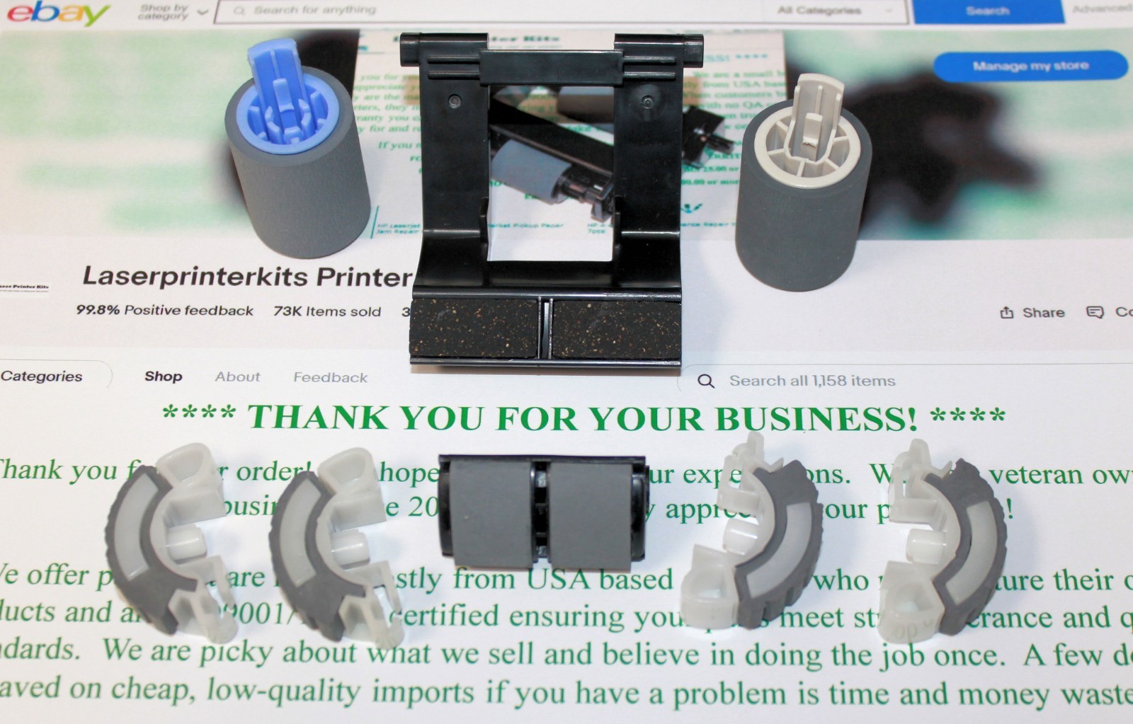 HP COLOR LASERJET 4500 4550 MAINTENANCE REPAIR KIT + CD VIDEO INSTRUCTION USA