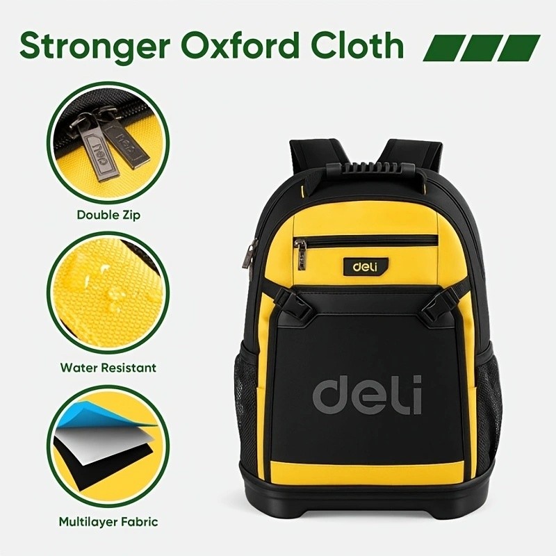 Steelite Heavy-Duty Portable Tool Backpack Organizer with Multiple Compartments