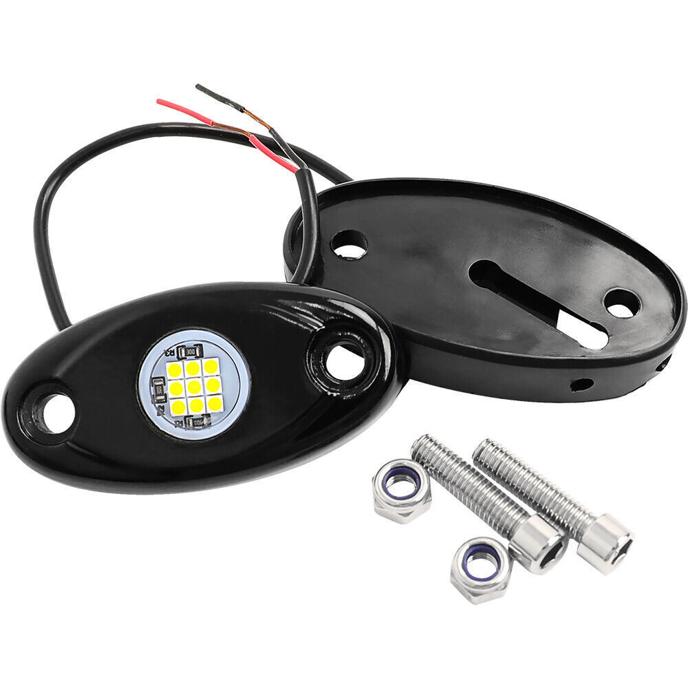 24Pods White LED Rock Lights Underbody Fit Chevy Silverado 1500 2500 1999-2022