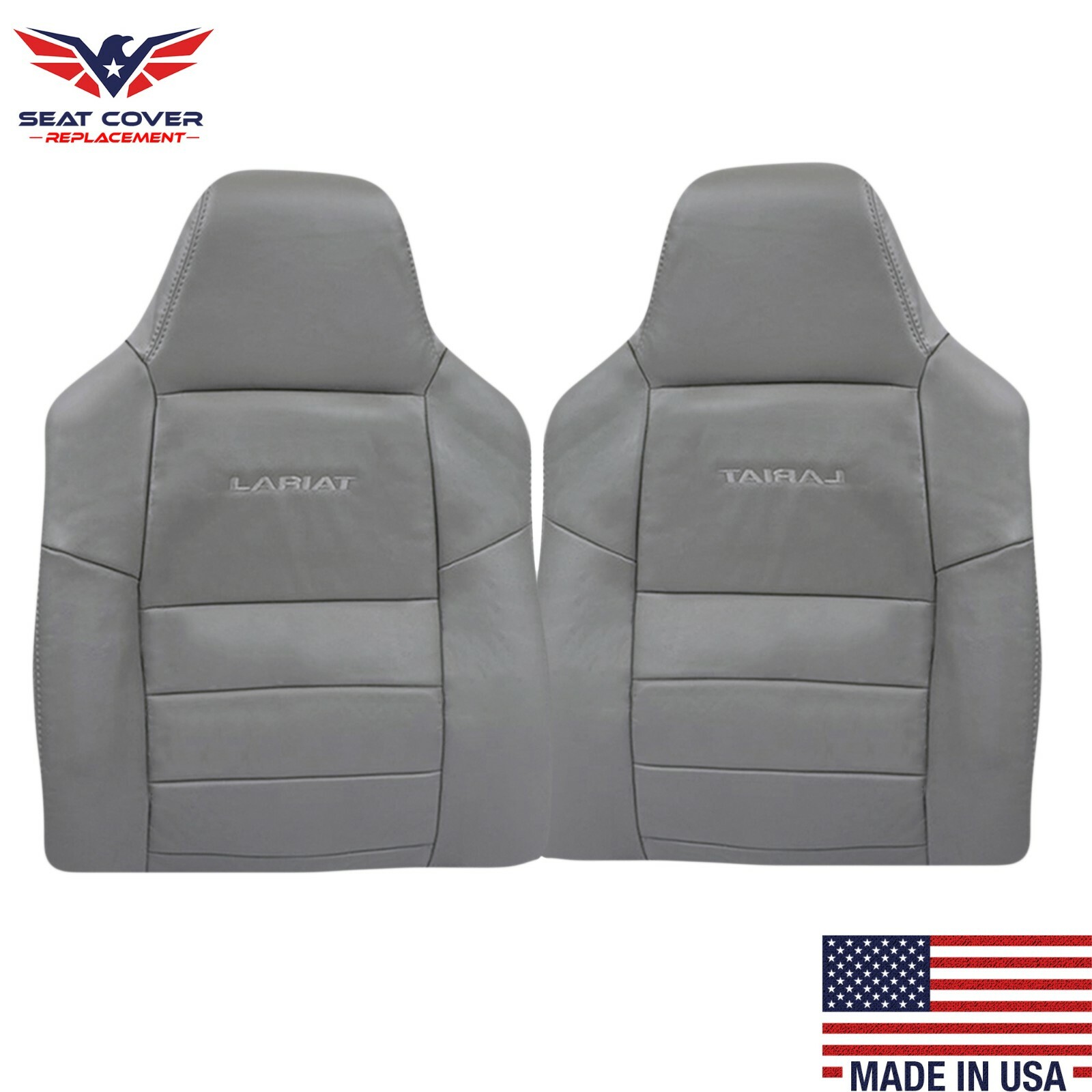 2003 2004 2005 2006 2007 Ford F250 F350 Lariat XLT Replacement Seat Covers Gray