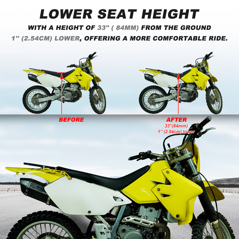 Fit For Suzuki DRZ400/DRZ400E/DRZ400S/DRZ400SM 2000-2024 Seat Cover Lower Seat