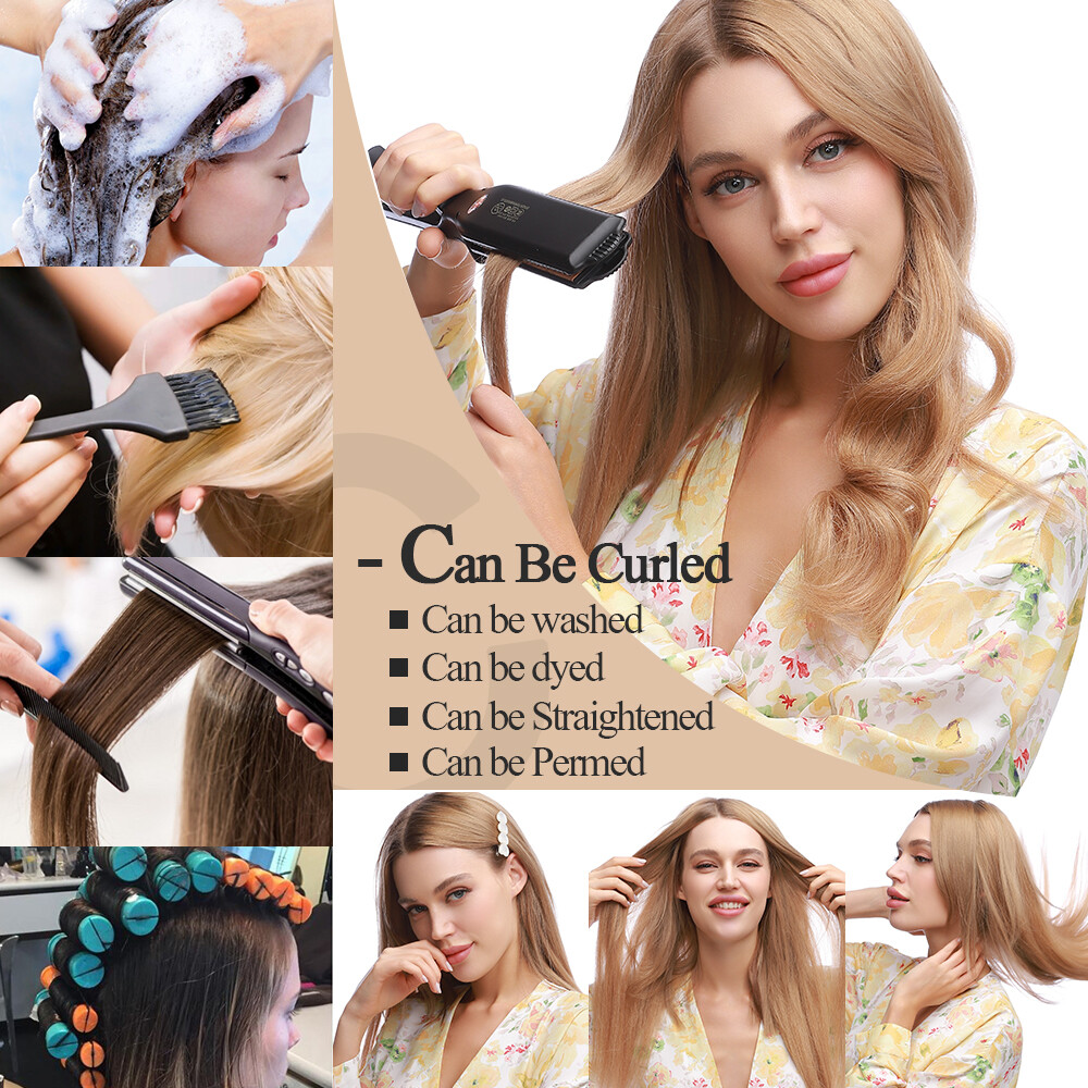 CLEARANCE Clip in 100% Real Human Hair Extensions 8 Pieces Remy Full Head 8"-24"