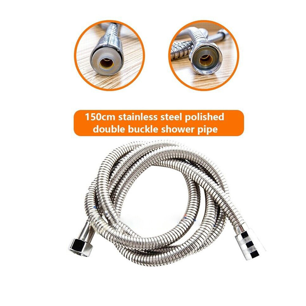 High Pressure Shower Head 5 Settings Handheld Shower Heads Spray With 5 FT Hose