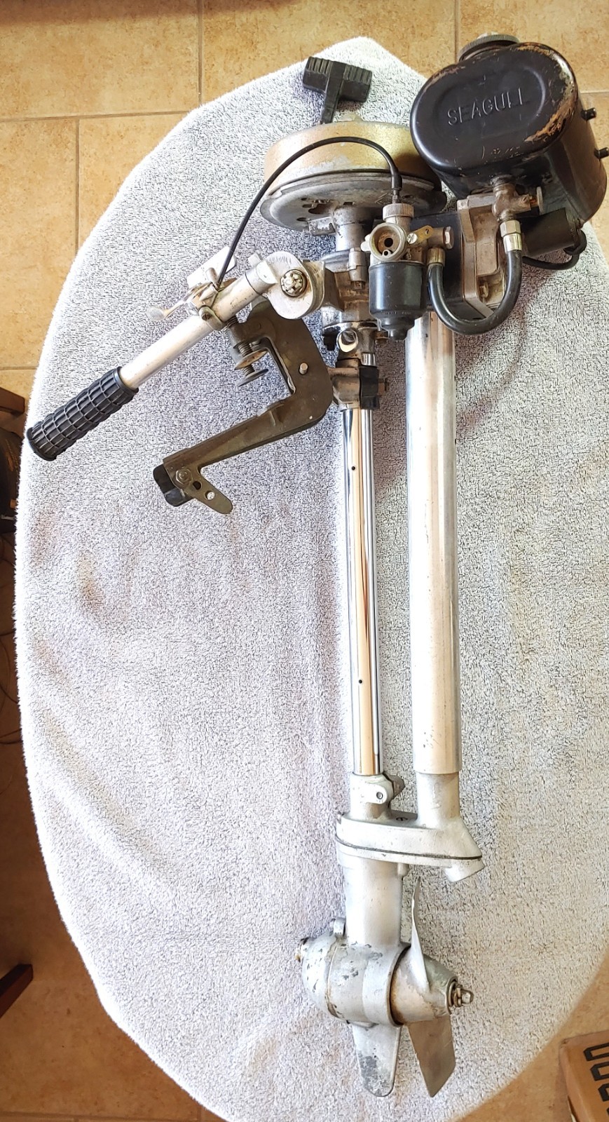 FROM AN ESTATE: Vintage British Seagull Outboard Motor VERY GOOD CONDITION!