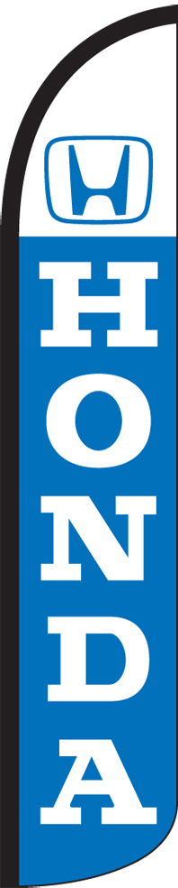 Honda Windless Full Sleeve Swooper Flag Feather Banner