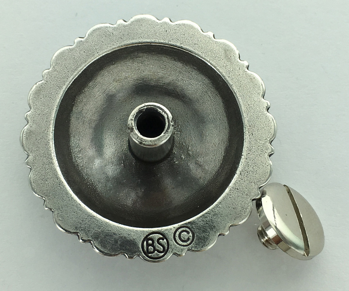 WESTERN SADDLE HEADSTALL HORSE TACK ANTIQUE ENGRAVED WINDROSE CONCHO SCREW BACK