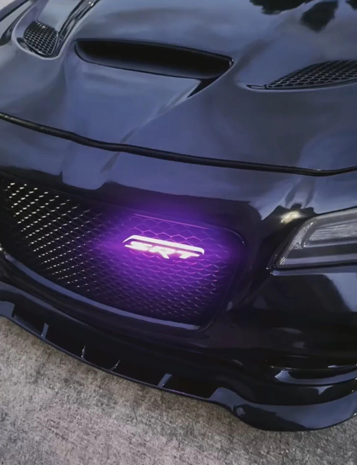 Custom RGB LED Front Grille Emblem/Badge - Fits SRT Models -App Controlled