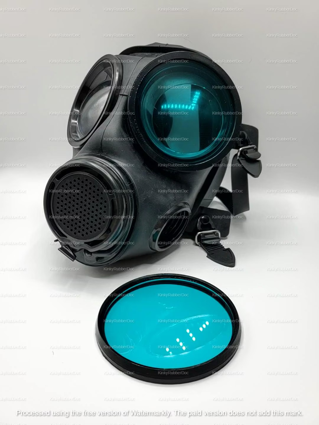 Handcrafted  Lens Covers S10 FM12 MF20 GP5 Gas Mask Rubber  Blindfold Glass Eyes