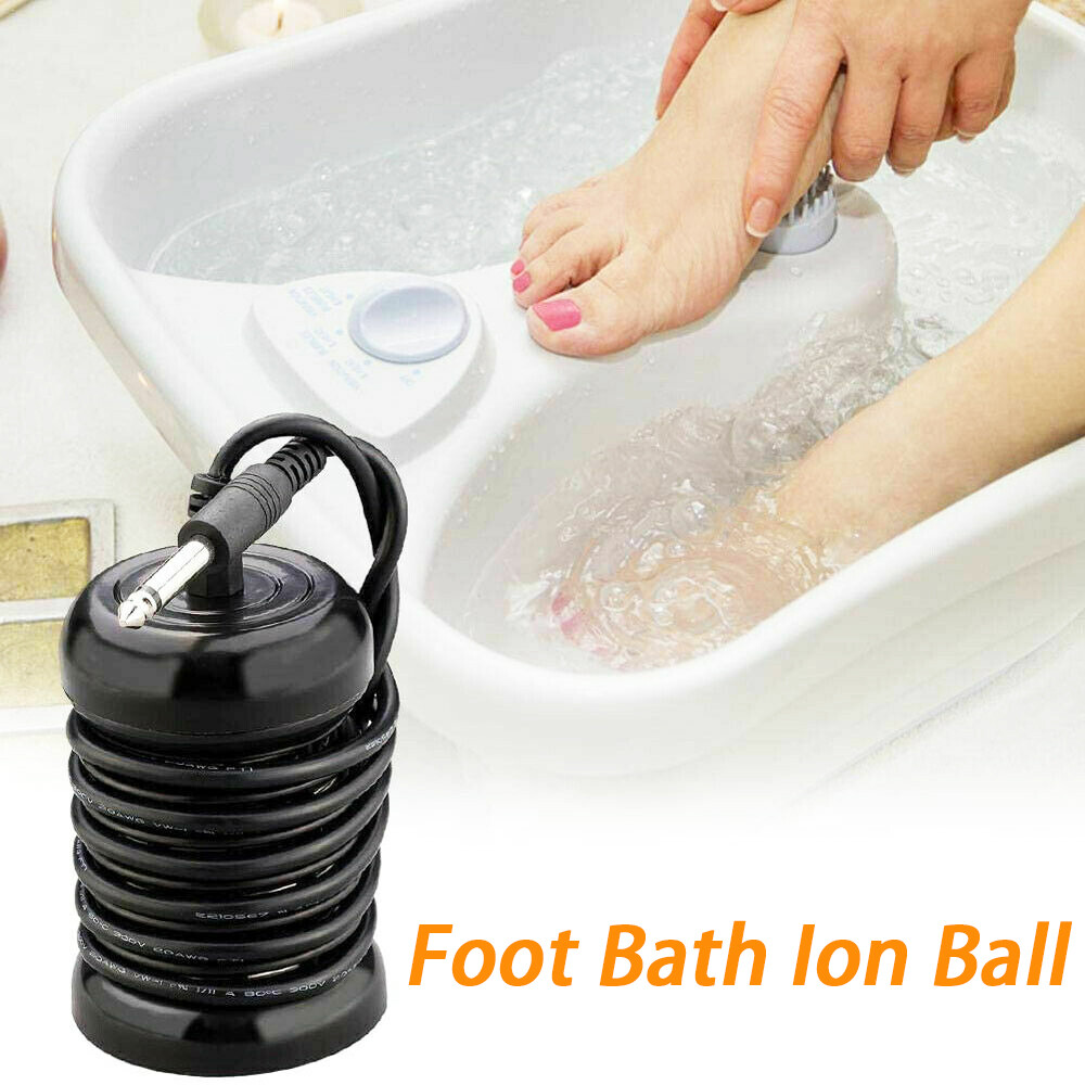 2 Ionic Detox Foot Spa Bath Array Round Stainless Steel Arrays Machine For Salon