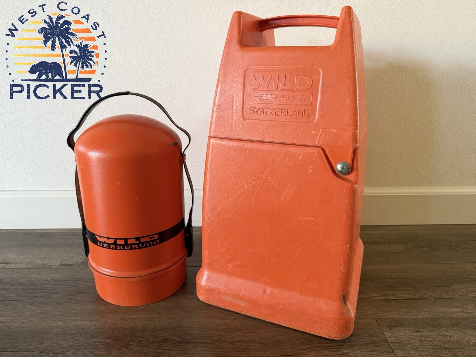 Wild Heerbrugg Precision Theodolite Bullet Shipping Case (CASE ONLY)