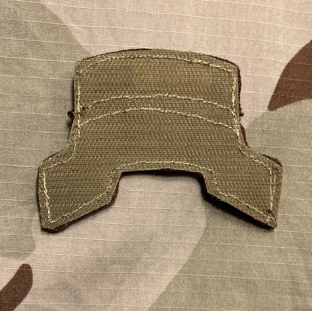 US Army 75th Ranger Regiment Scroll/Tab w/ Hook Desert 75th Infantry Patch