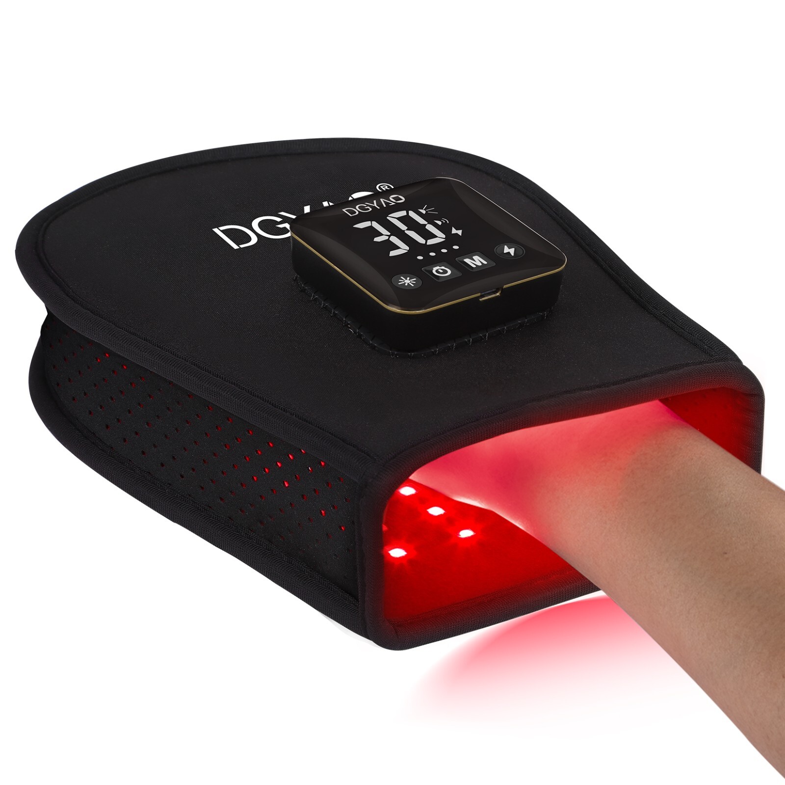 850nm Infrared Red Light Therapy Glove For Hand Pain Relief Cordless Mitten