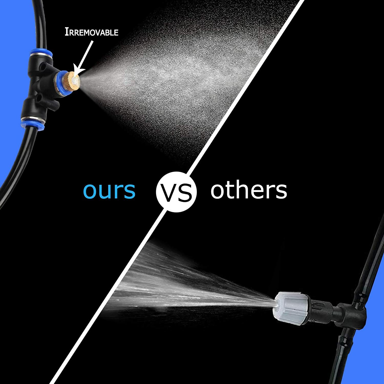 20Ft Misting Cooling System Patio Garden Mister Nozzle Irrigation Water Outdoor