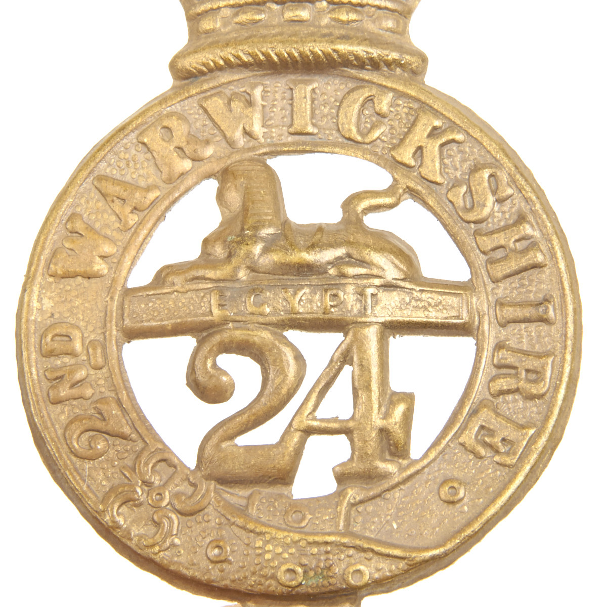 British Zulu War 2nd Warwickshire 24th Regiment of Foot Cap Badge