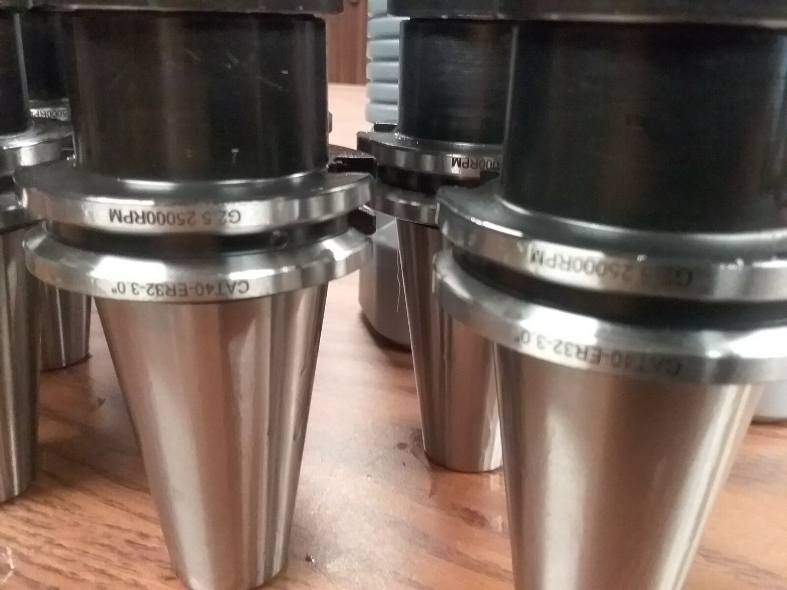 8pcs CAT40-ER32 COLLET CHUCK-8 CHUCKS balanced G2.5/25000RPM B25-CAT40-ER32