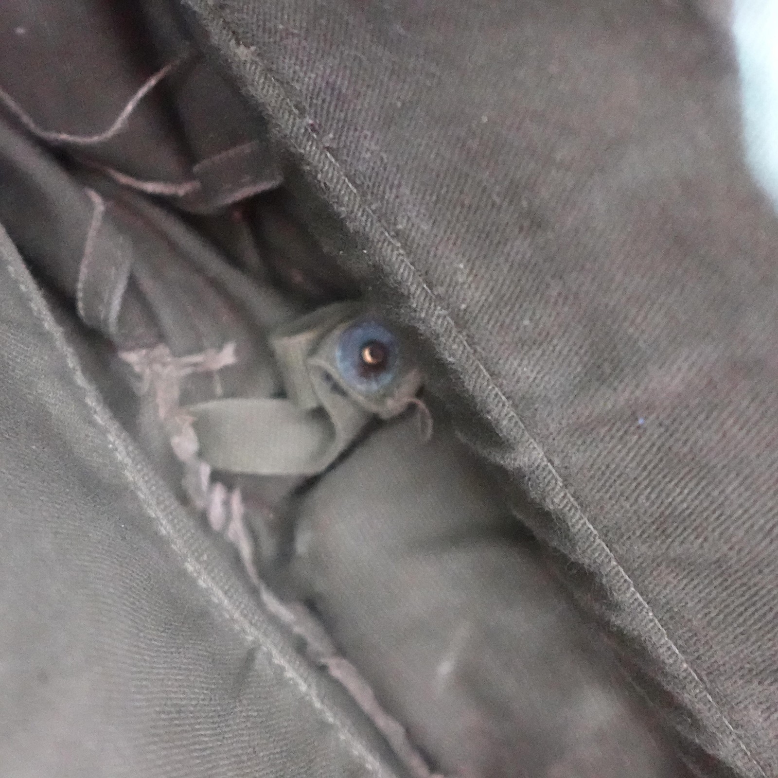 Vintage Military M-17 Field Bag Pouch Canvas OD Green Small Carry Case Gear