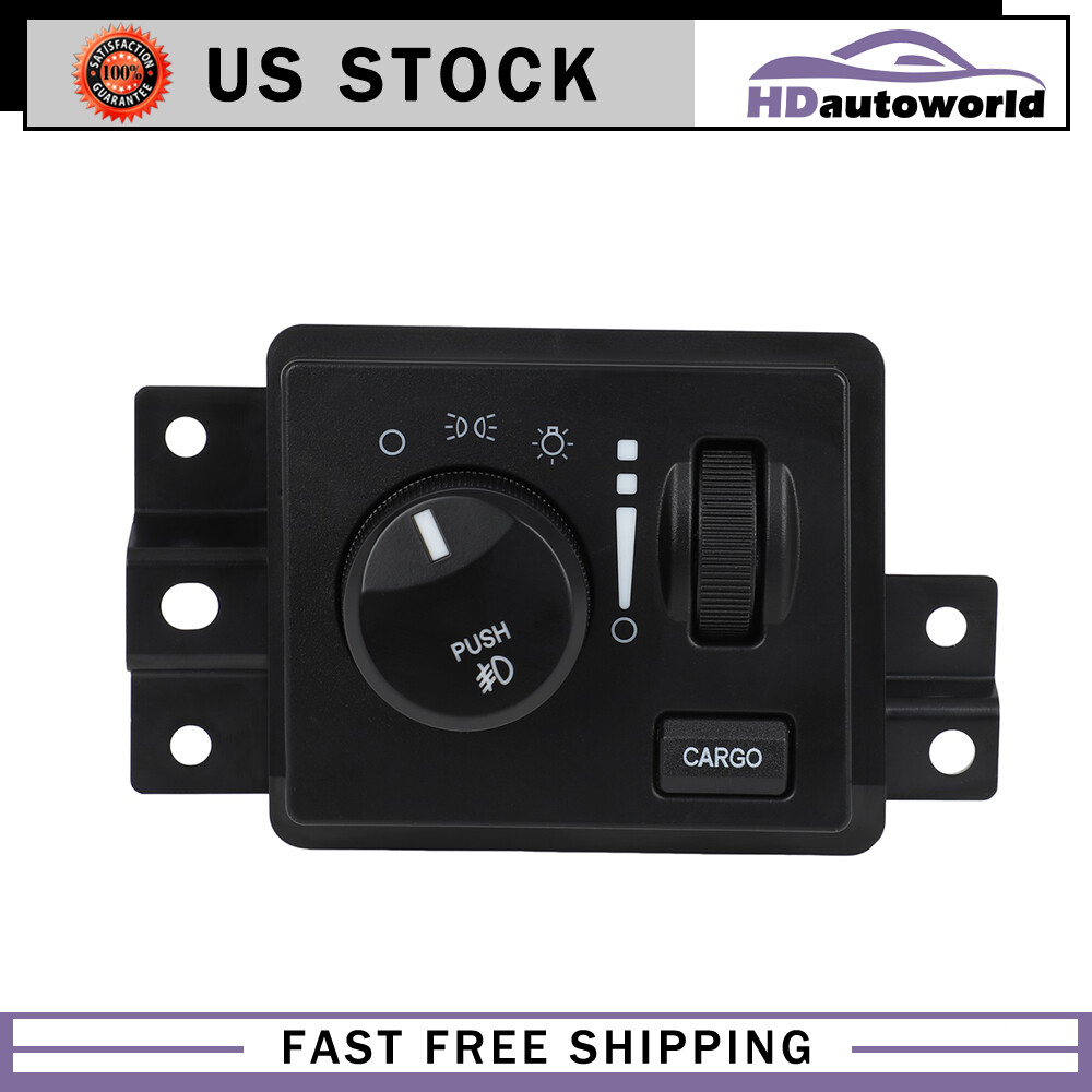 Headlight Switch w/ Fog Light Fits 2006-2009 Dodge Ram 1500 2500 3500