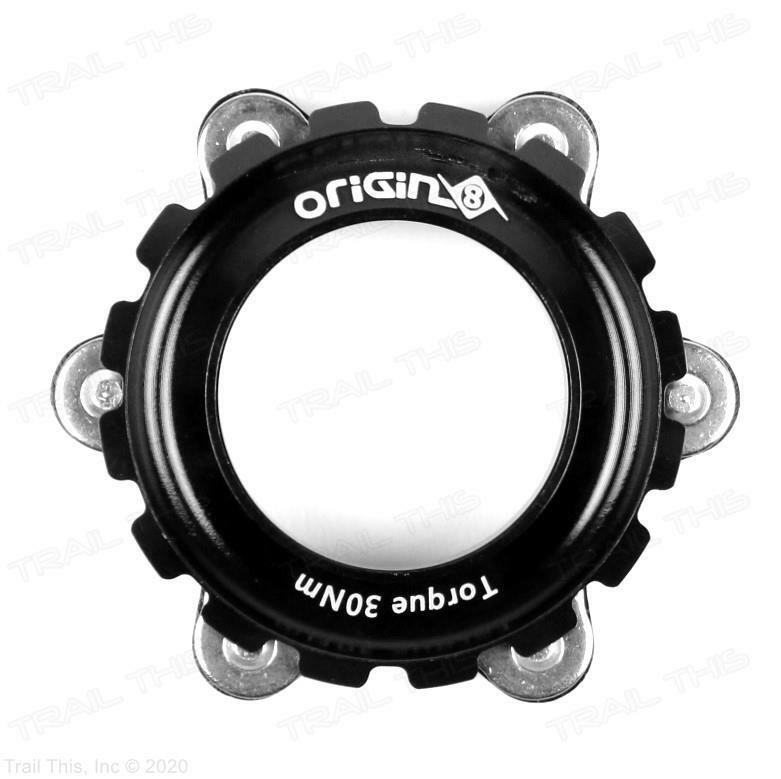 Origin8 Bicycle Thru-Axle Center-Lock Disc Rotor Adapter 6-Bolt to CenterLock