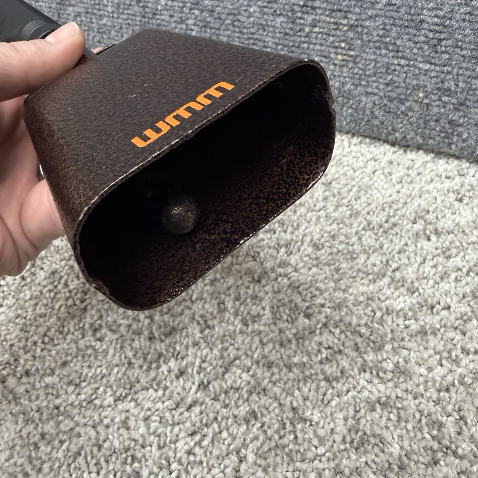 WMM Cowbell handheld w/handle cow bell instrument 9.5"