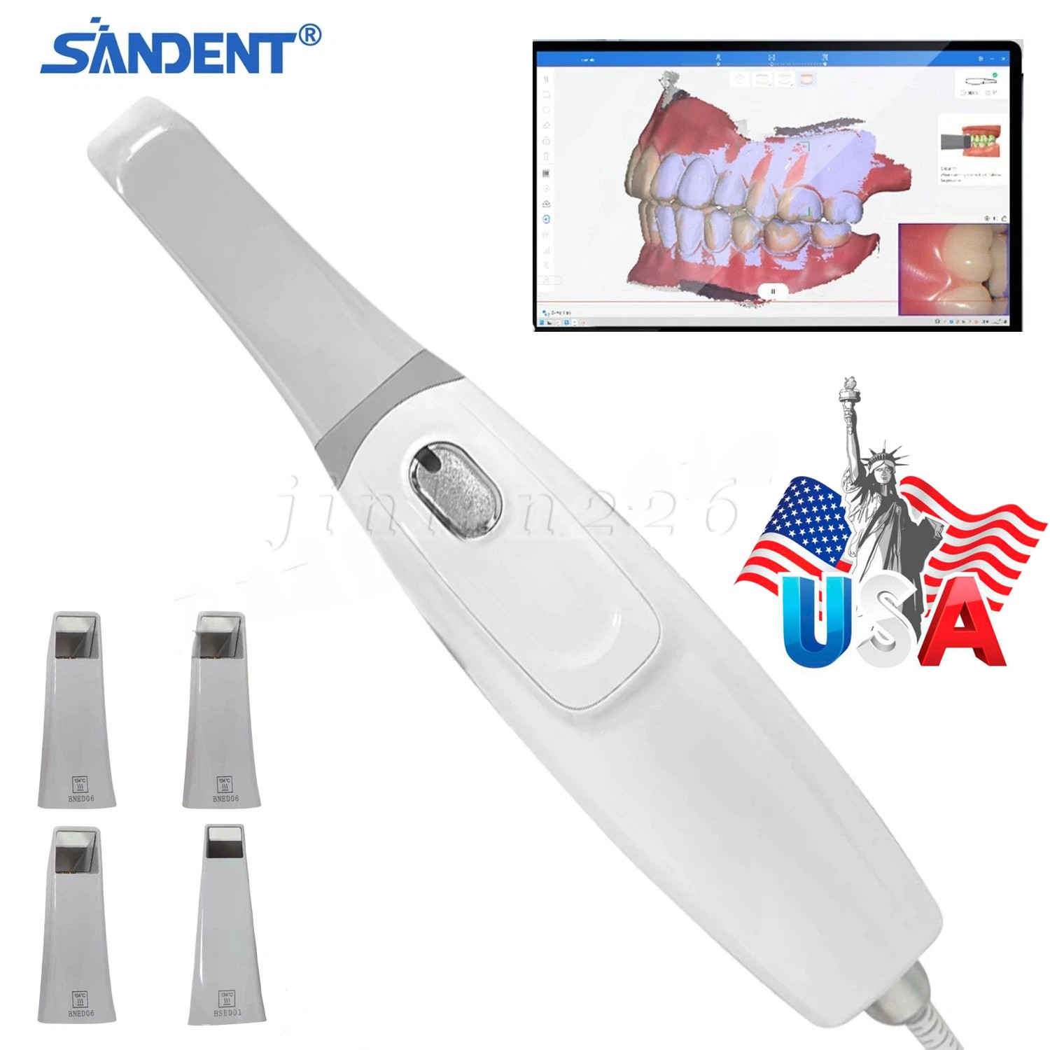Dental Digital Intraoral Scanner Scanning Dentistry 3D Printing & Software USA