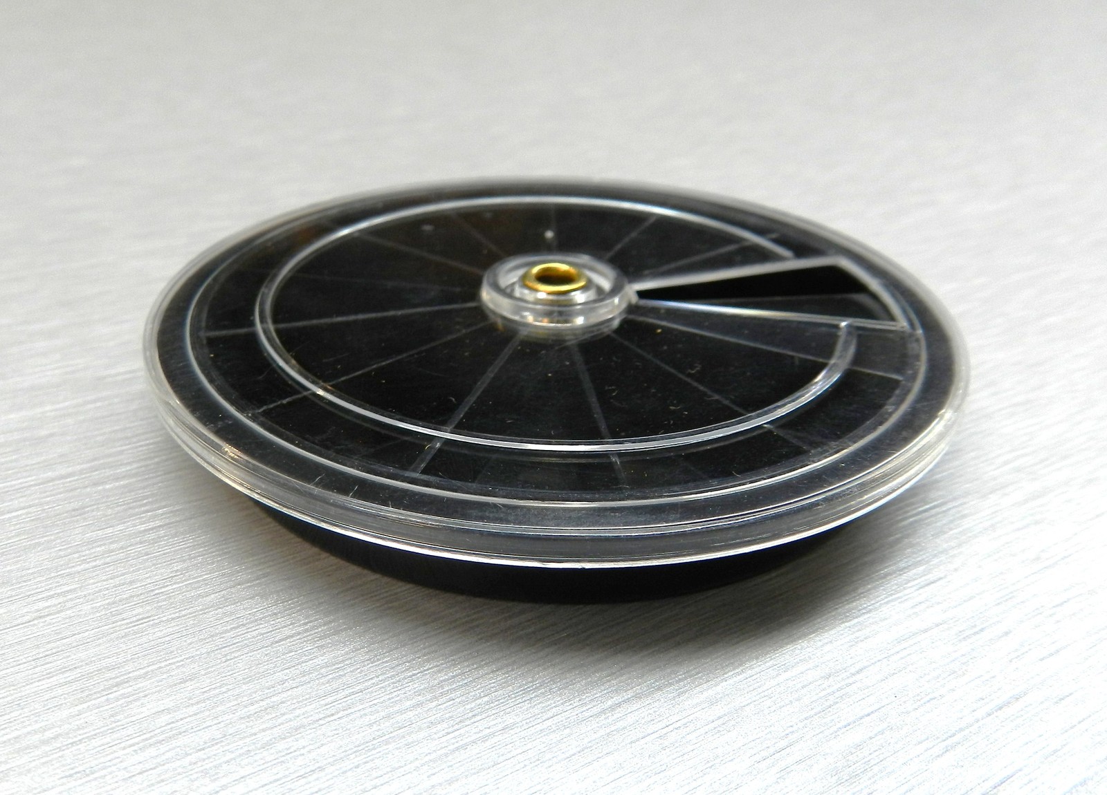 Revolving Tray Round Plastic Storage Container 12 Sections 3-5/16" Small Parts