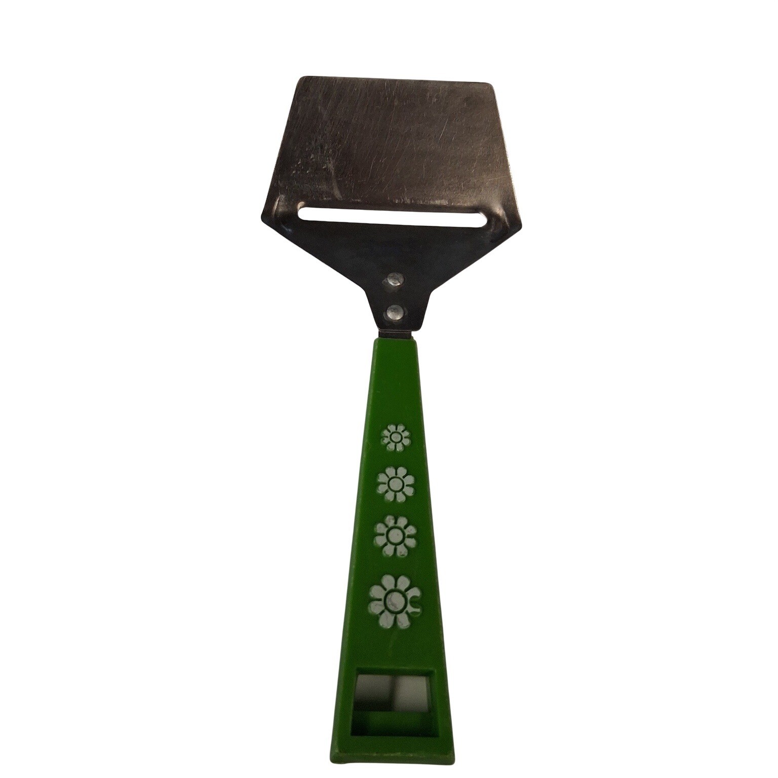 Vintage Travco Flower Power Daisy Green Cheese Slicer GUC