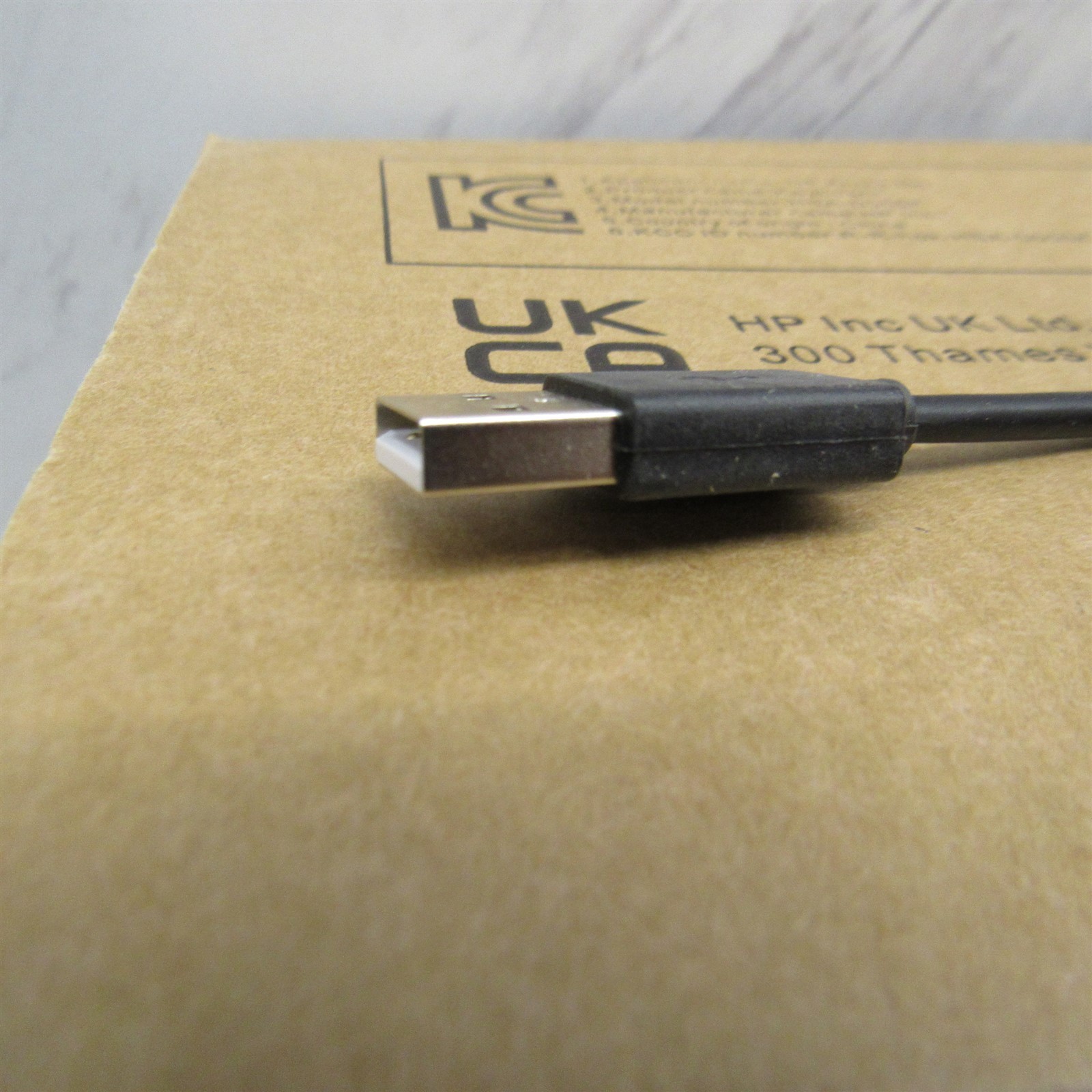 10 LOT - NEW Genuine HP Wired Desktop 320K L96909-001 USB Keyboard QWERTY Slim