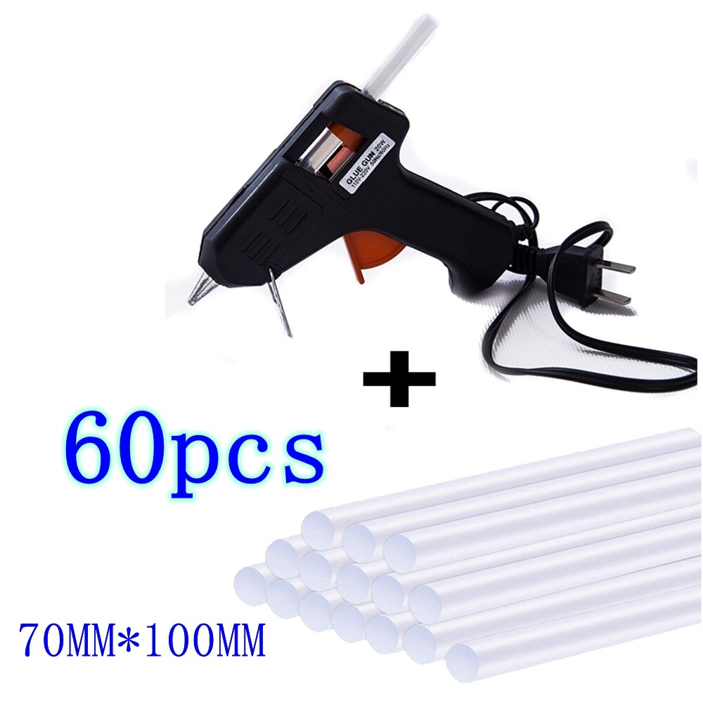 20W Hot Melt Glue Gun with 7mm Glue Stick Mini Electric Heat Repair Tools DIY