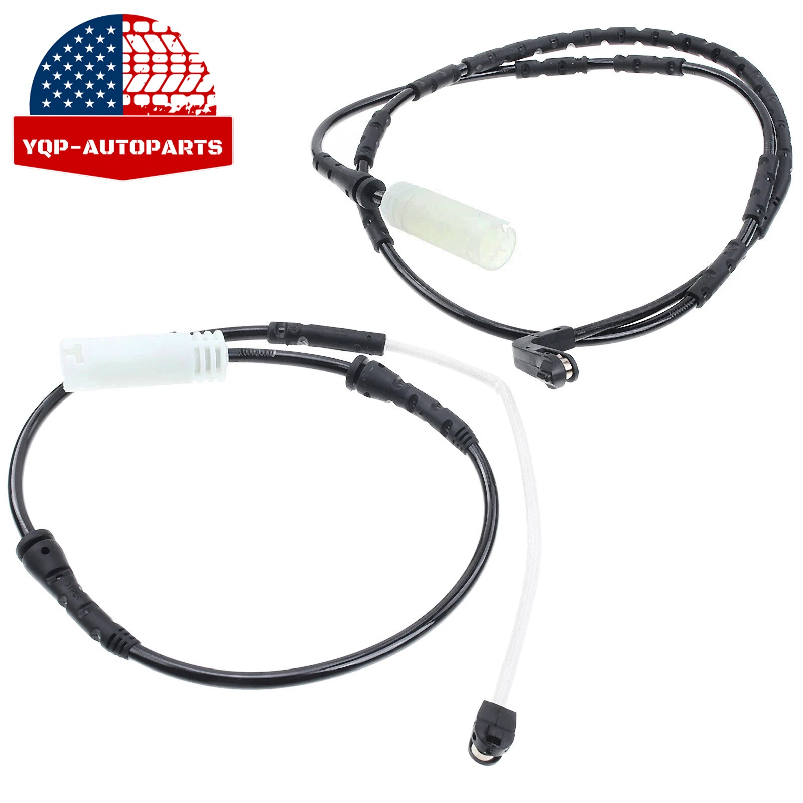 2pcs Disc Brake Pad Wear Sensor Front & Rear for BMW 135i 323i 328i 335d 335i