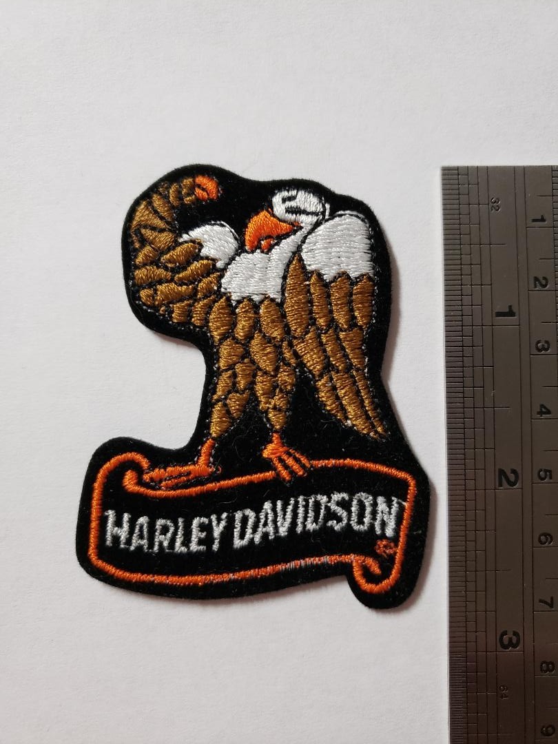 8 Patches Lot Harley-Davidson Motorcycles Cycles Eagle/Dragon/Panda Bear/Wings