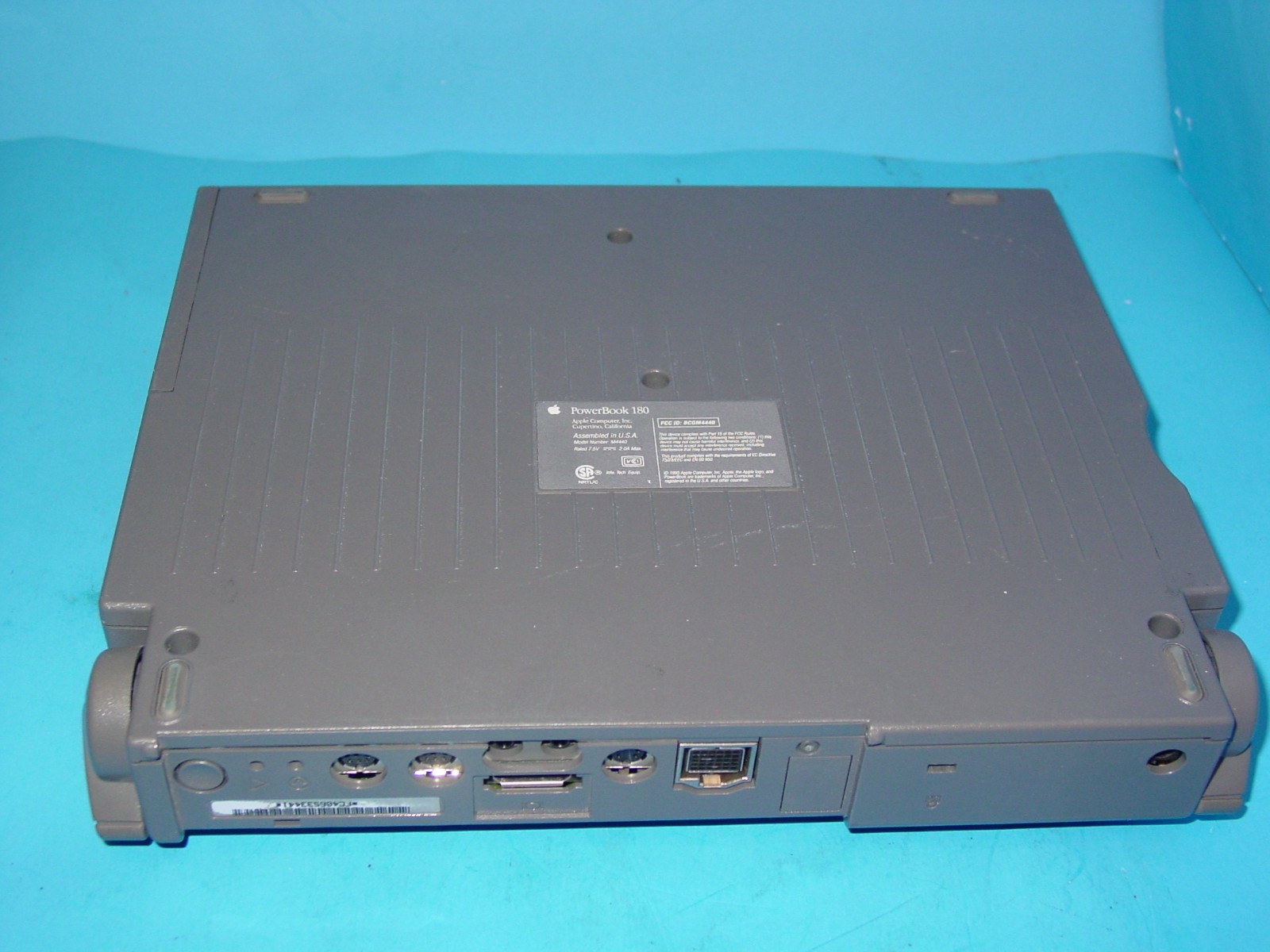 Vintage Apple Macintosh PowerBook 180 Laptop M4440 with Power Adapter