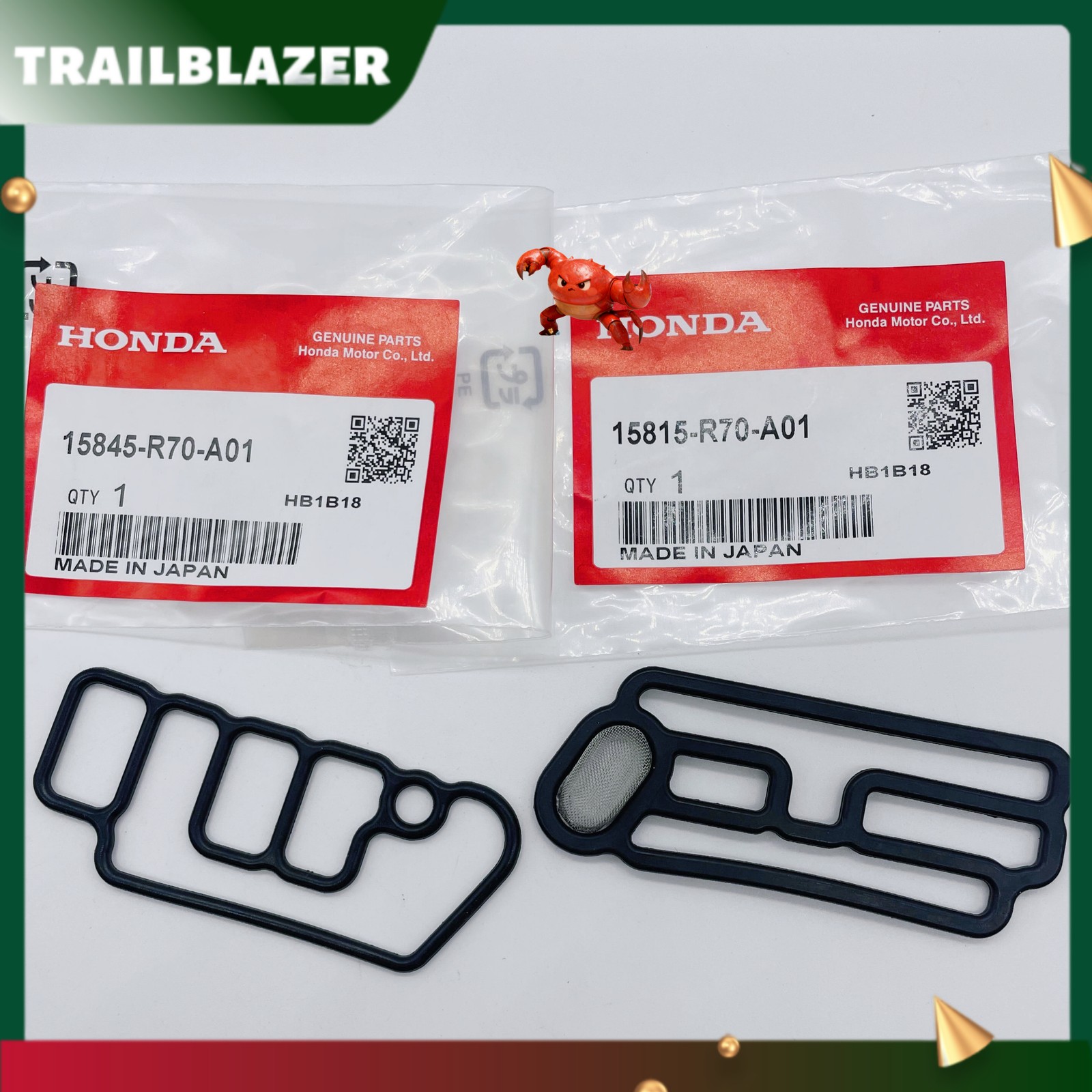 VVT Solenoid Gasket VTEC Variable Timing for Honda Accord Odyssey 15815R70A01