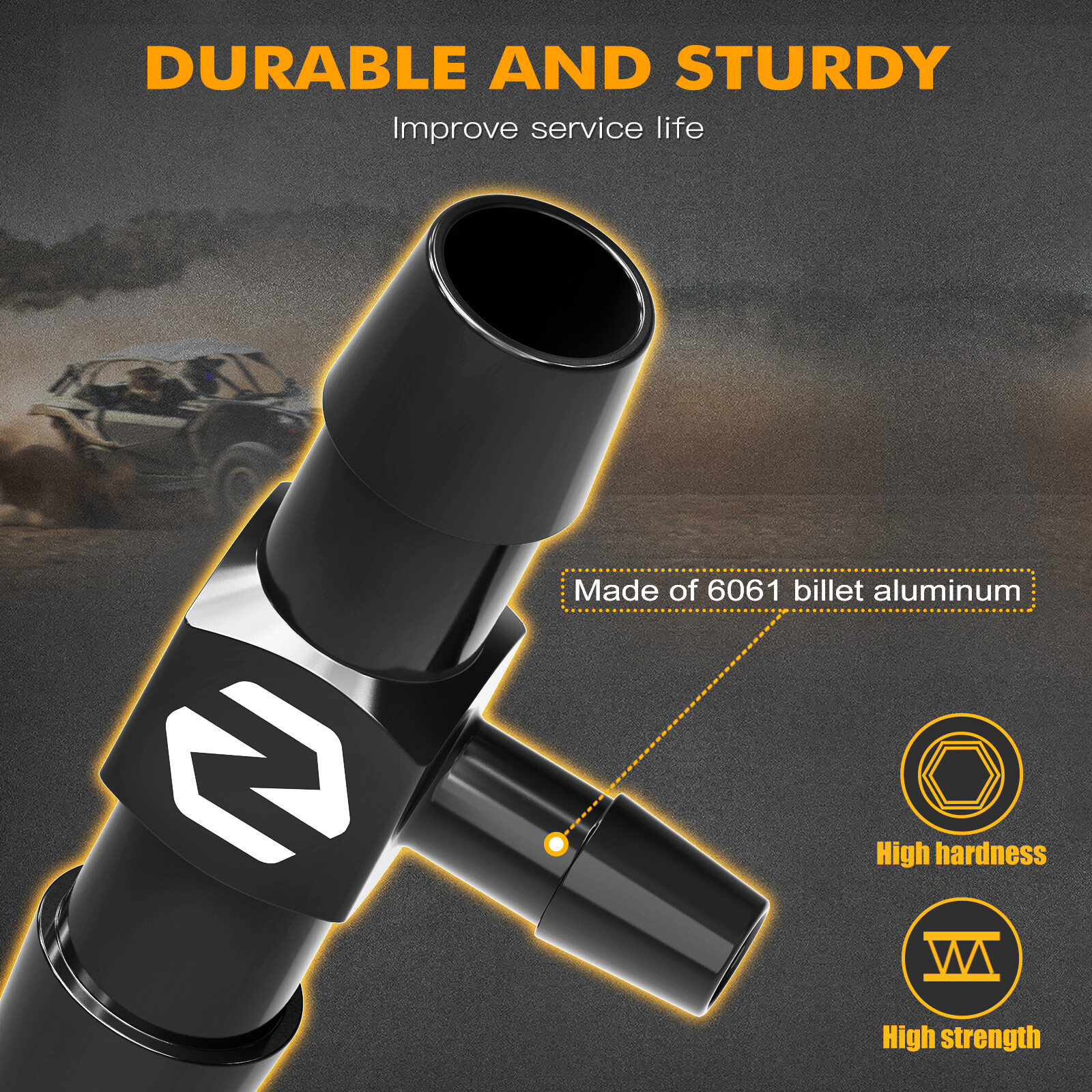 For Can-Am Maverick X3 Turbo Coolant Hose T Fitting Pipe Connector Max 2017-2023