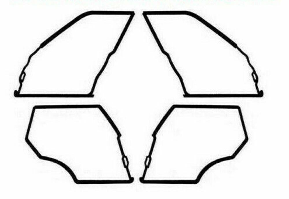 Door Seals Weatherstrip Seal For Mercedes Benz W123 TD WAGOON ESTATE 300TD