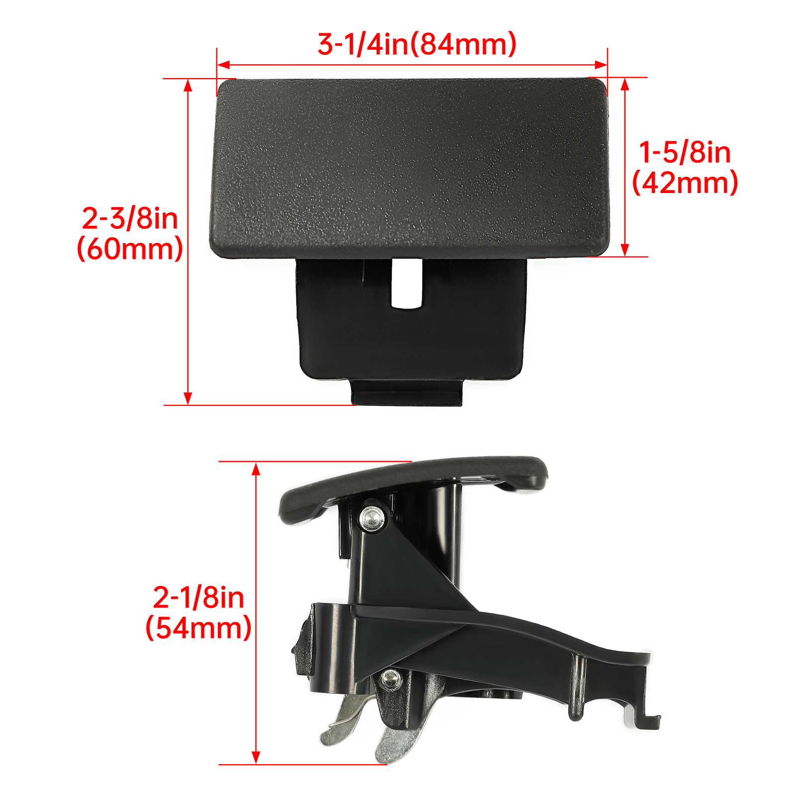 For Chevy Colorado GMC Canyon 2004-2012 Glove Box Latch Handle Black Replacement