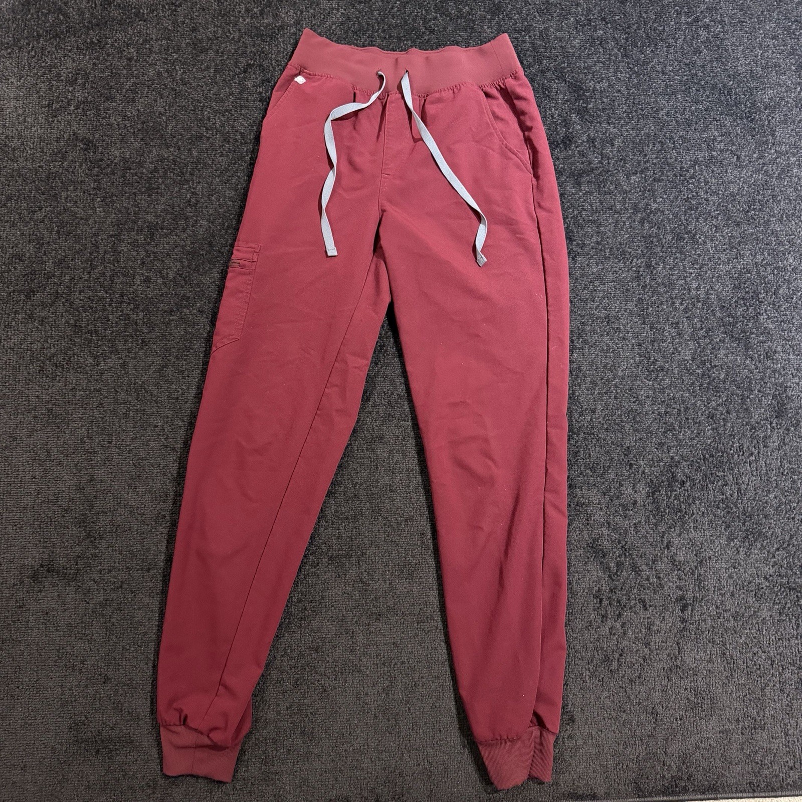 Figs Scrub Set Technical Collection XS Burgundy Kade Womens