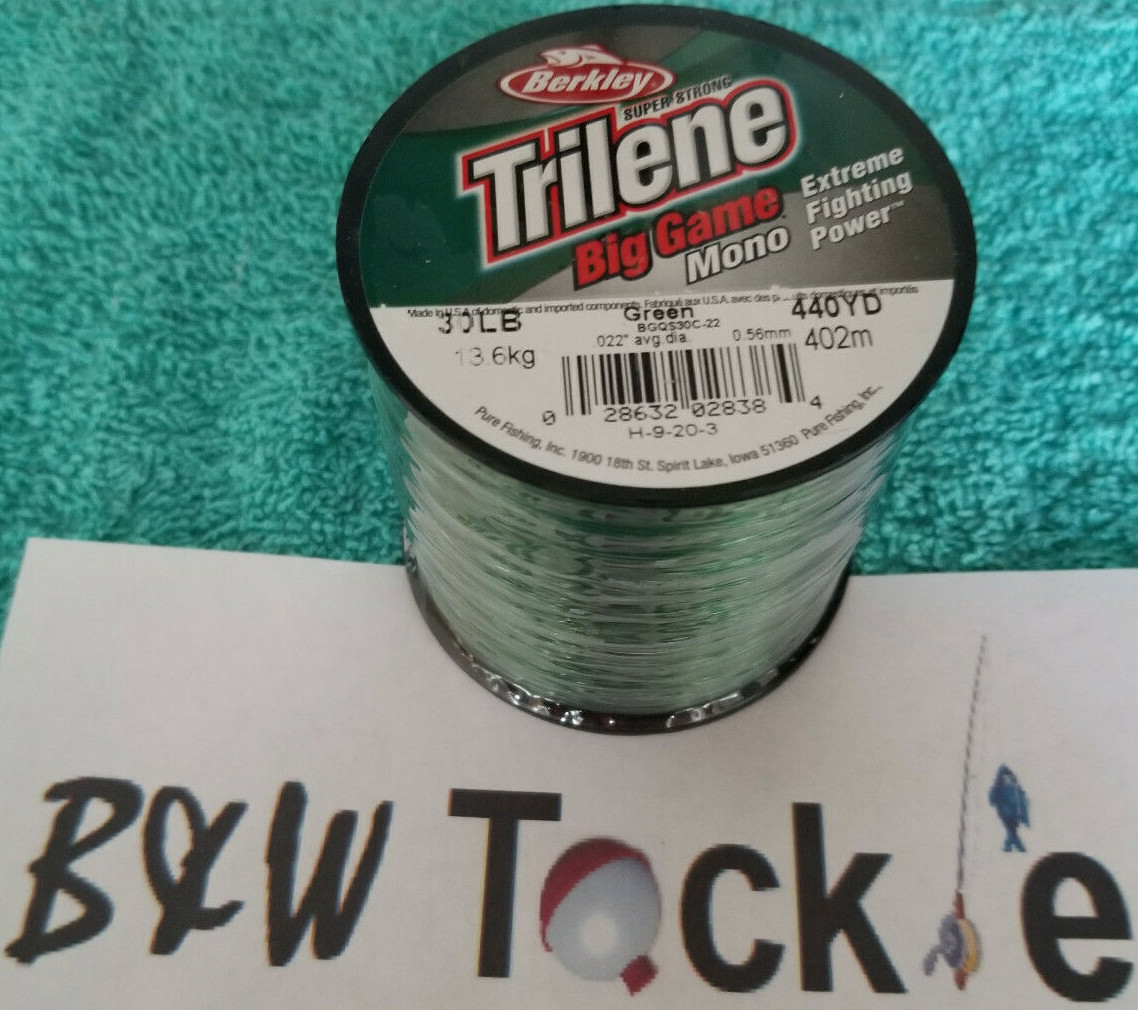 Berkley Trilene Big Game Monofilament Line 4 Color Choices 1/4 Pound FREE Ship