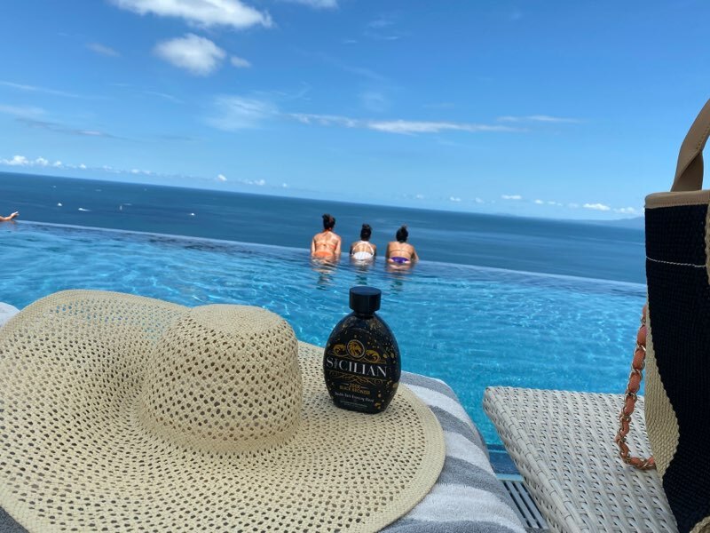 2024 The Sicilian 200x Double Dark Black Bronzer Tanning Lotion Indoor / Outdoor