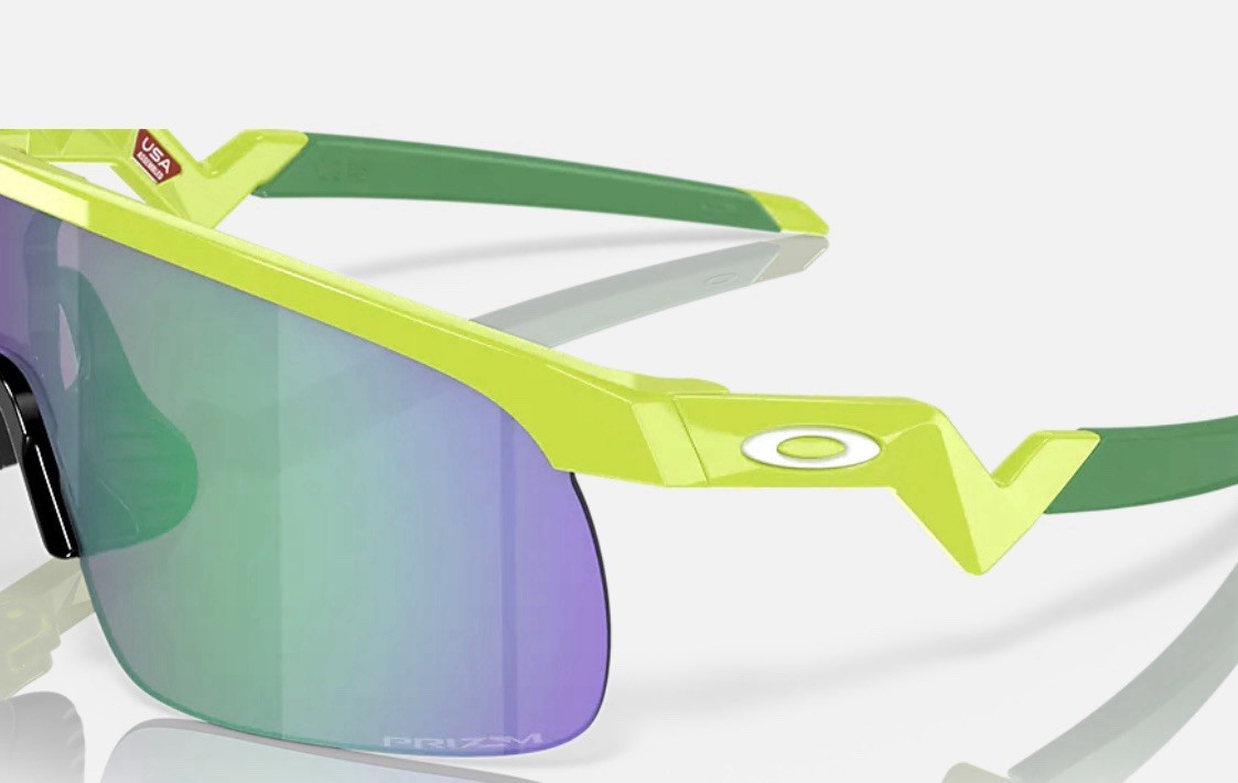 OAKLEY RESISTOR YOUTH SUNGLASSES RETINA BURN NEON GREEN PRIZM JADE OJ9010-0623